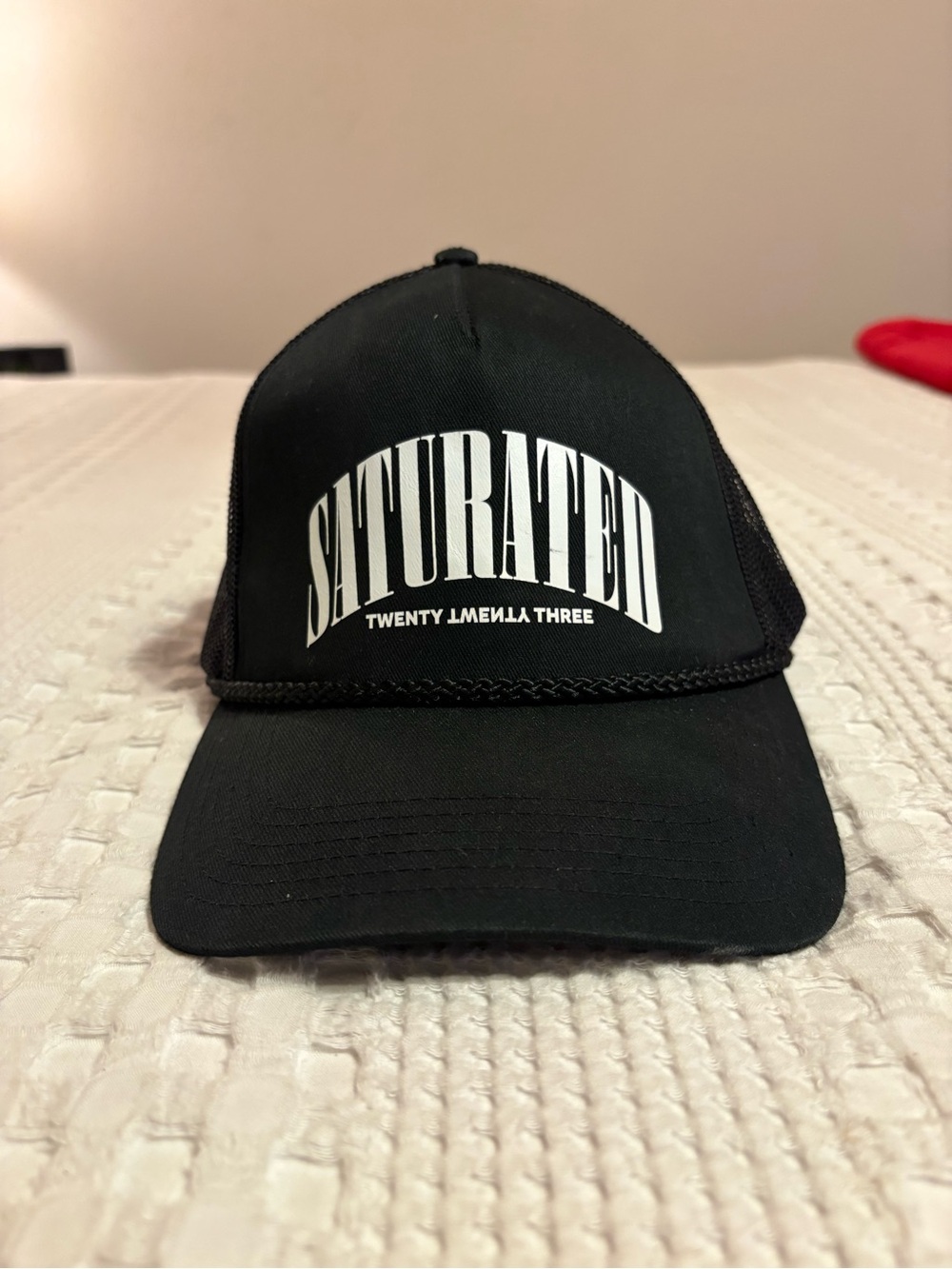 Eleven22 Saturated Otto Black Trucker Cap